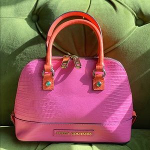 Juicy Couture Crossbody w/Strap Pink & Orange NWOT